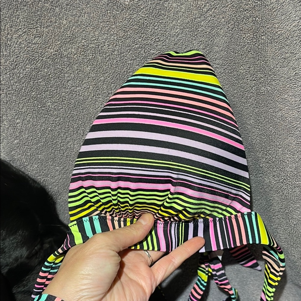 Striped Multicolor Bikini Set - image 5